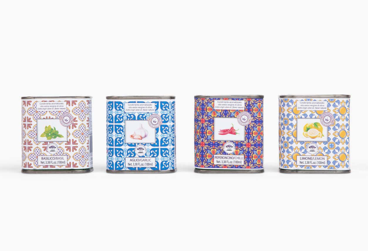 Italian Infused Extra Virgin Olive Oil in Tin - 100ml