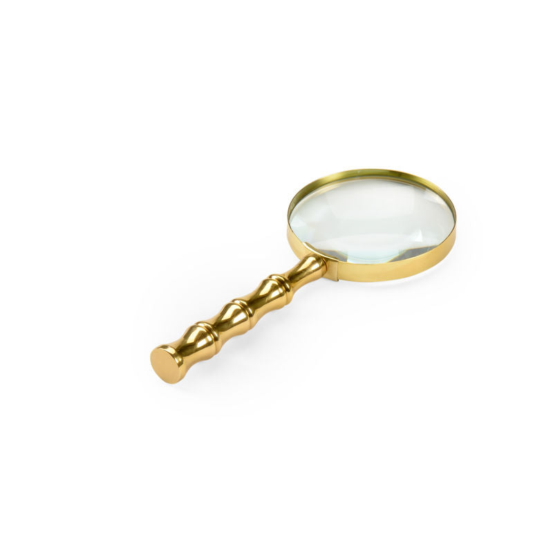 Bamboo Magnifier - Brass