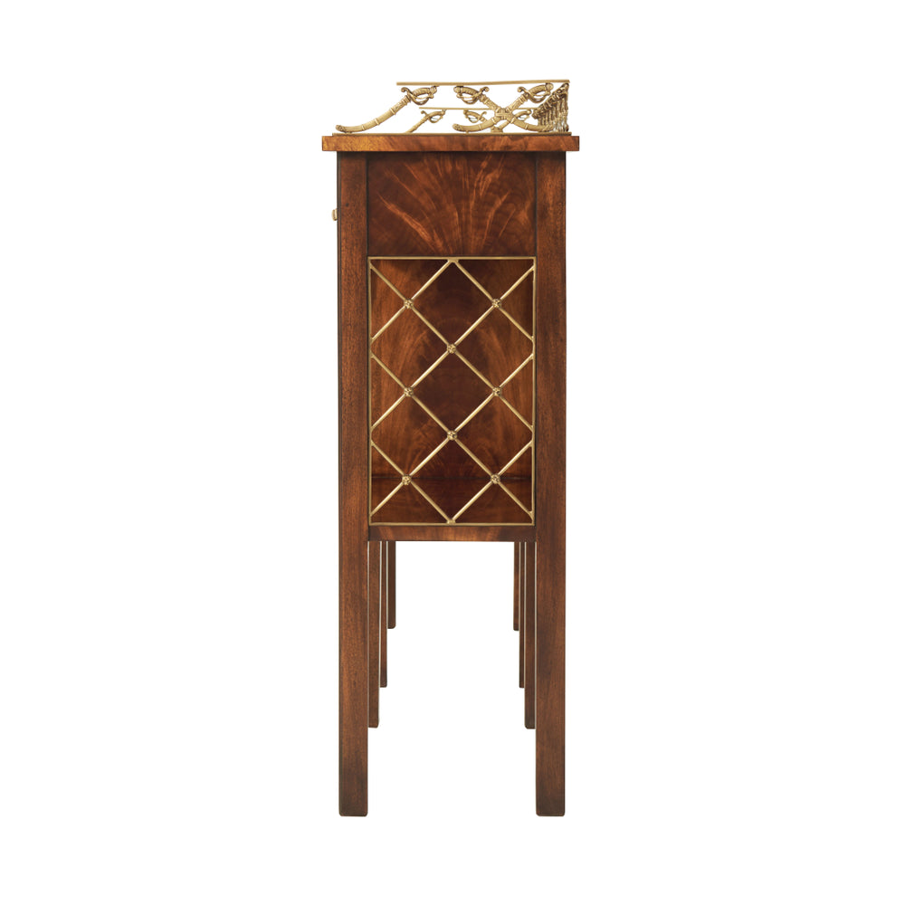 Trellises and Sabres Console Table
