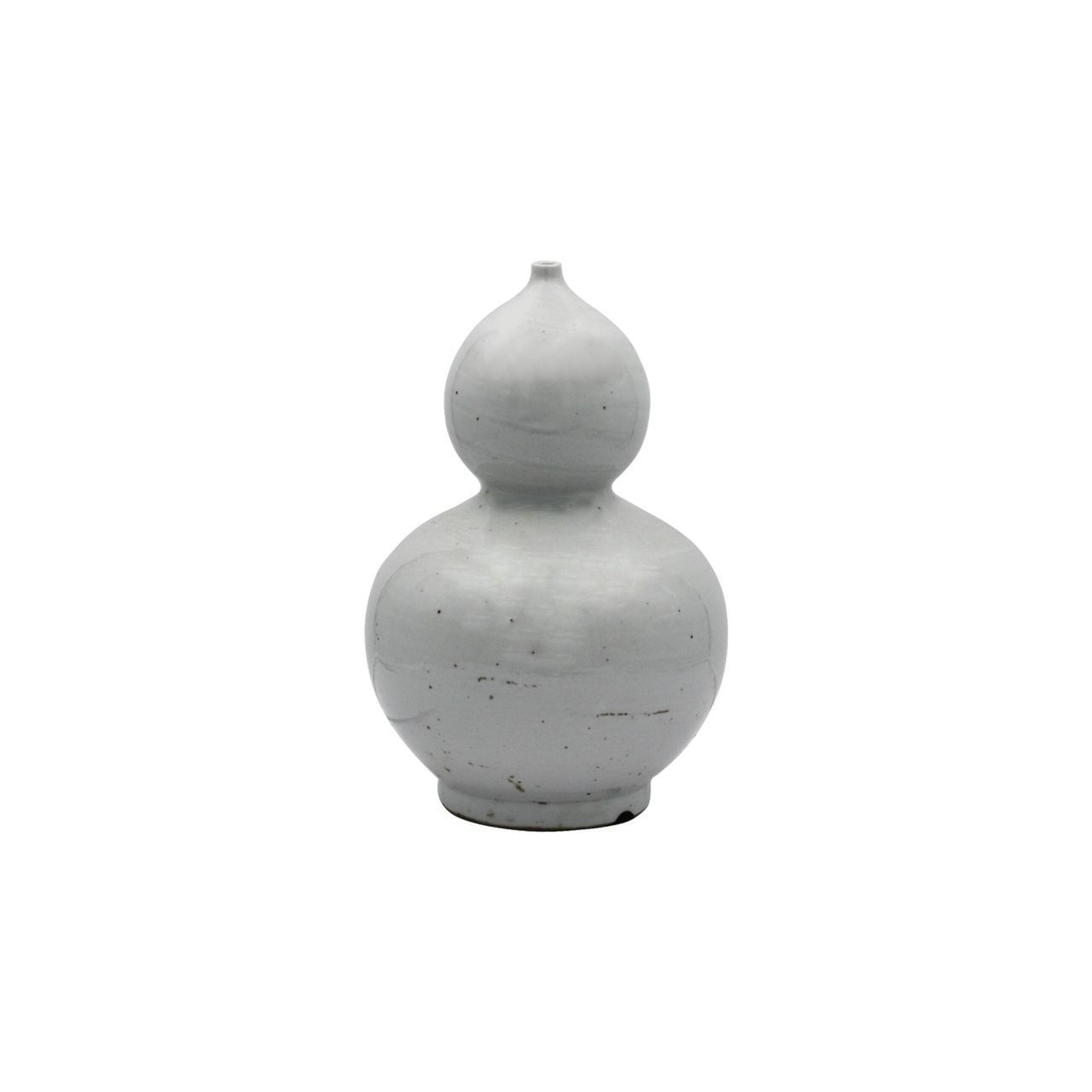 Busan White Porcelain Gourd Vase