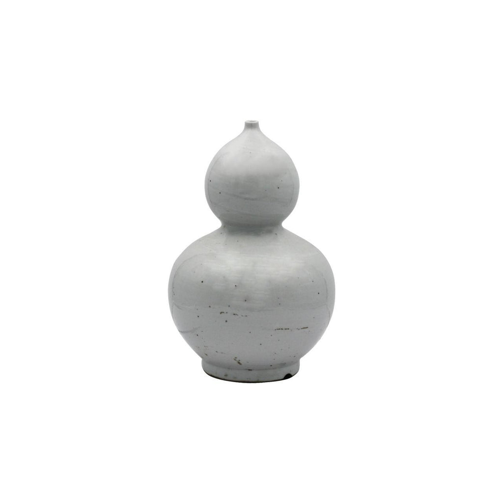 Busan White Porcelain Gourd Vase