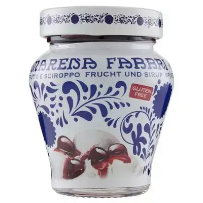 Amarena Cherries in Syrup - Fabbri 230g glass jar