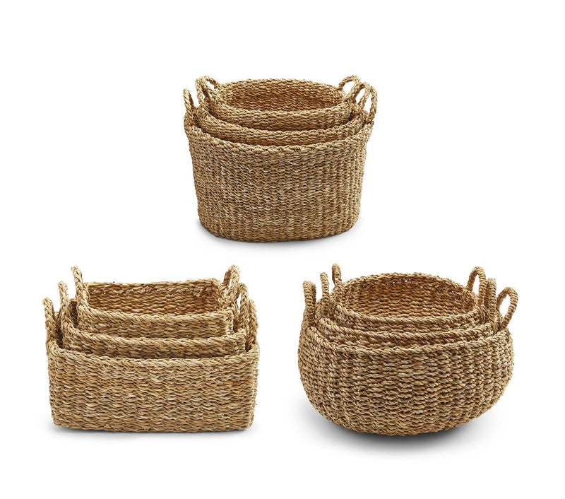 Seagrass Baskets, assorted sizes