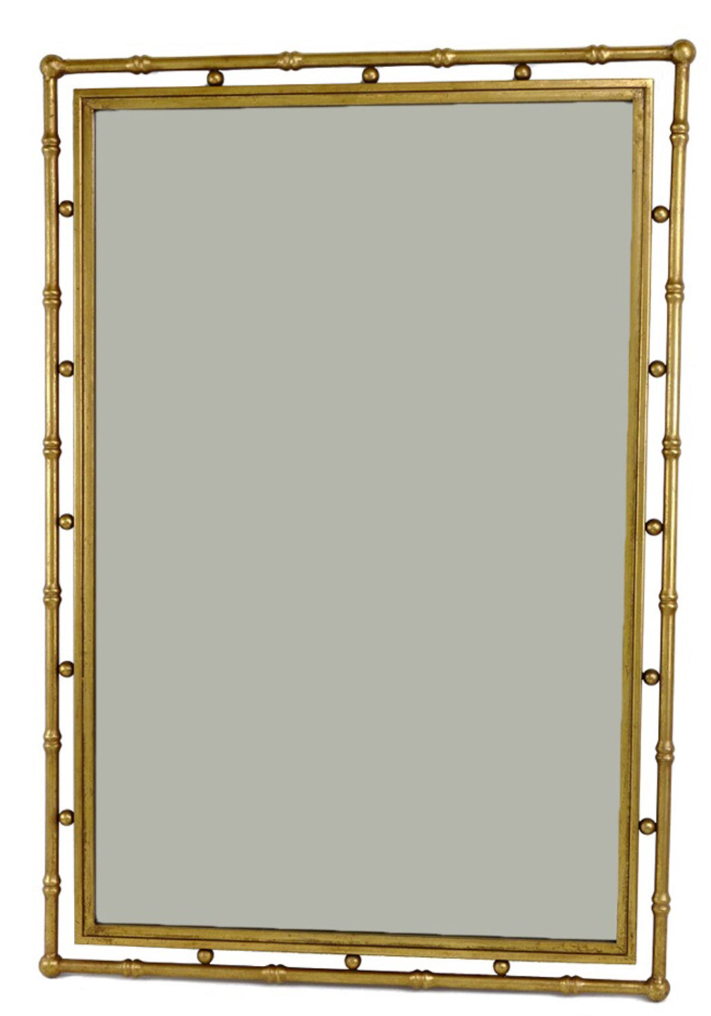 Beveled Gold Leaf Mirror