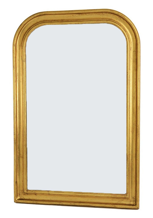 Gold Louis Philippe Wall Mirror, Small
