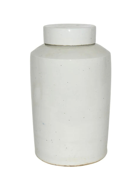 Busan White Round Tea Jar