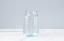 Clear Mason Jar With Embossed Bee, 8.25L