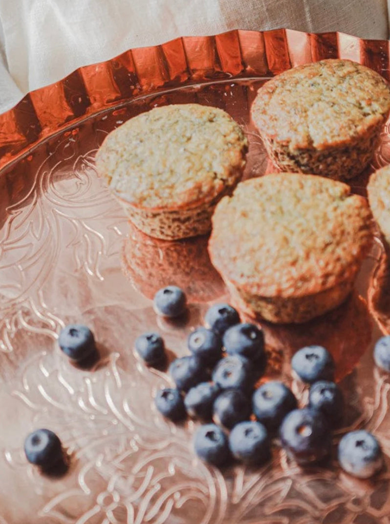 Copper Embossed Serving Tray