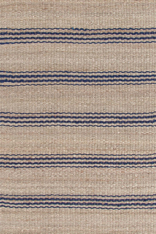 Jute Ticking in Indigo