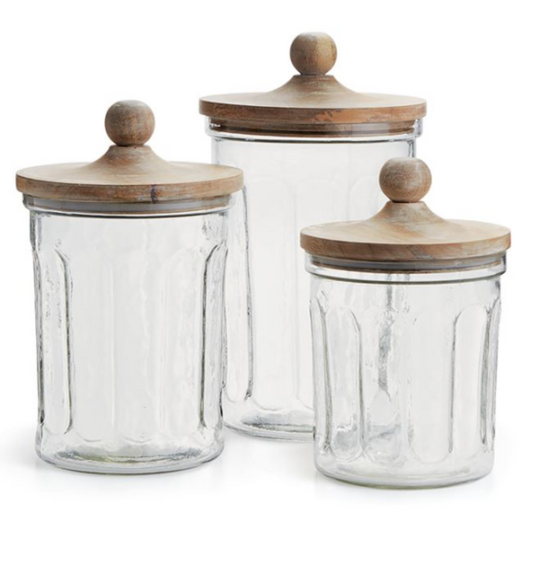 Olive Hill Canisters, Set of 3