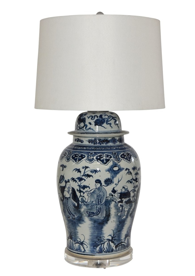 Immortals Temple Jar Table Lamp