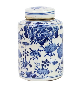 Mini Tea Jar Lotus Floral