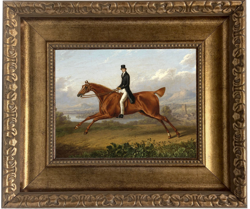 Gentleman on a Galloping Horse
