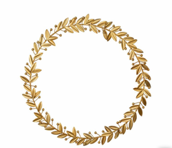 Gold Laurel Wreath