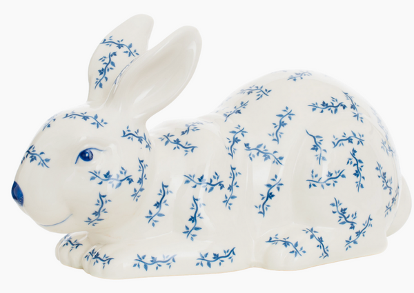 Blue Mama Porcelain Bunny