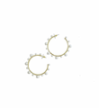 Nicola Bathie Pearl Hoops