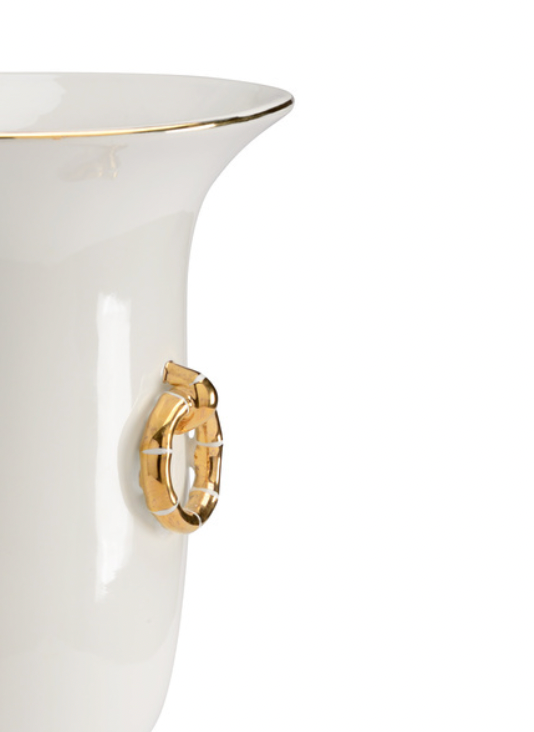 Ring Vase in Gold
