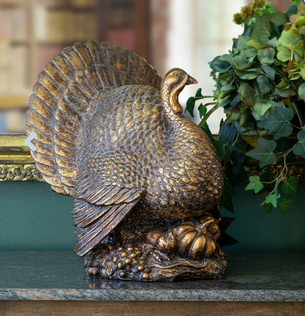 Bronze Turkey Centerpiece