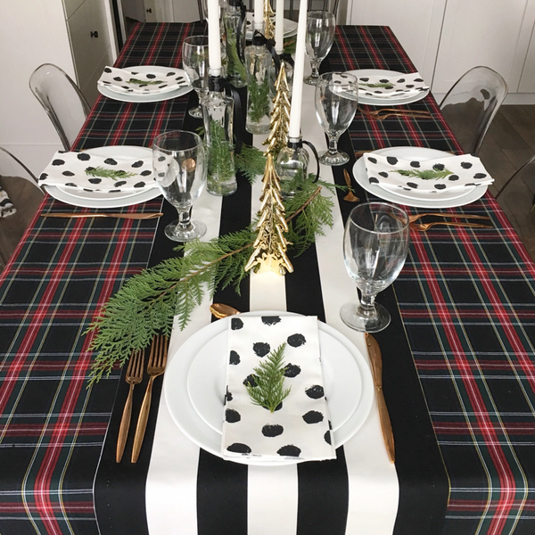 Tartan Plaid Tablecloth, 3 colors