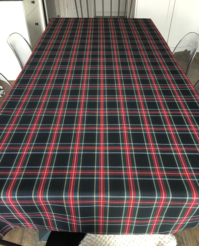 Tartan Plaid Tablecloth, 3 colors