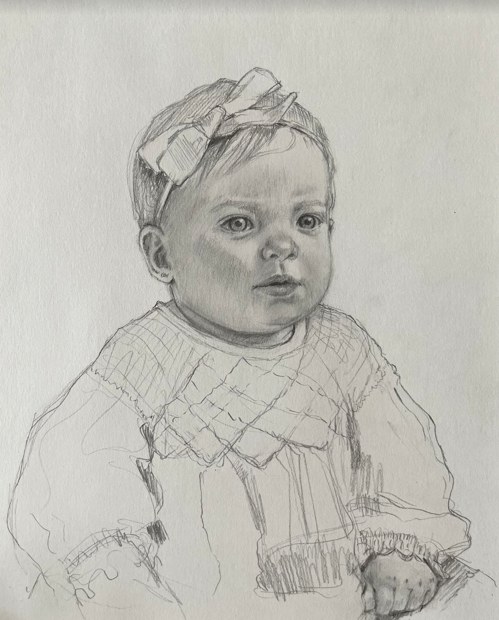 Custom Graphite Portrait Drawings