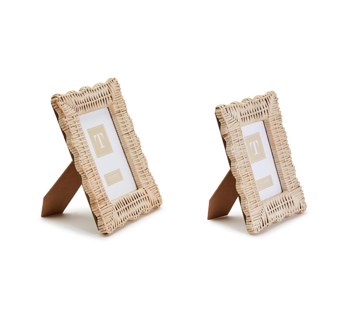Wicker Weave Photo Frames