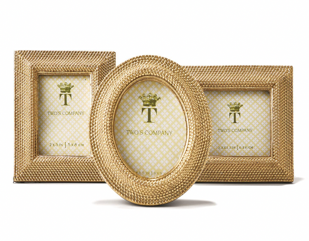 Golden Dots Photo Frame