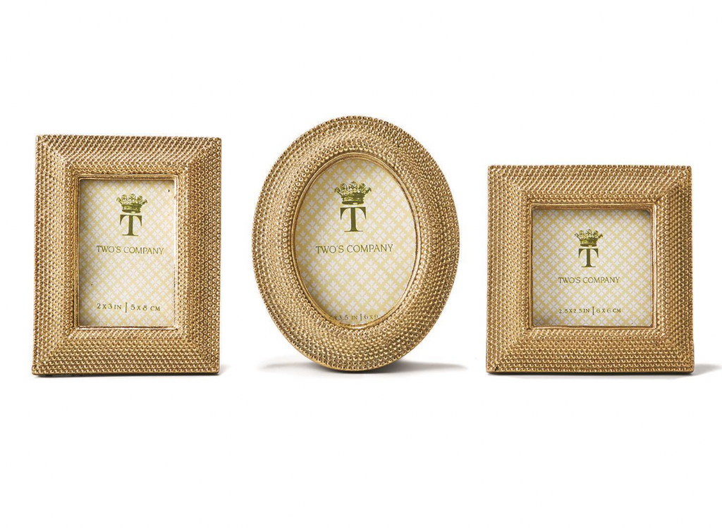 Golden Dots Photo Frame