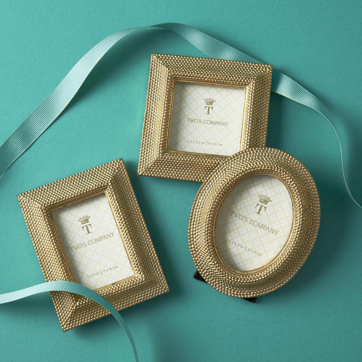 Golden Dots Photo Frame