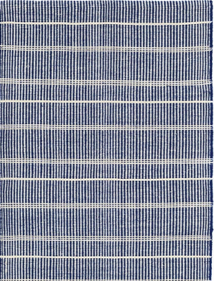 Samson Navy Handwoven Indoor/Outdoor Rug