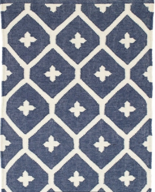 Elizabeth Navy Handwoven Indoor/Outdoor Rug