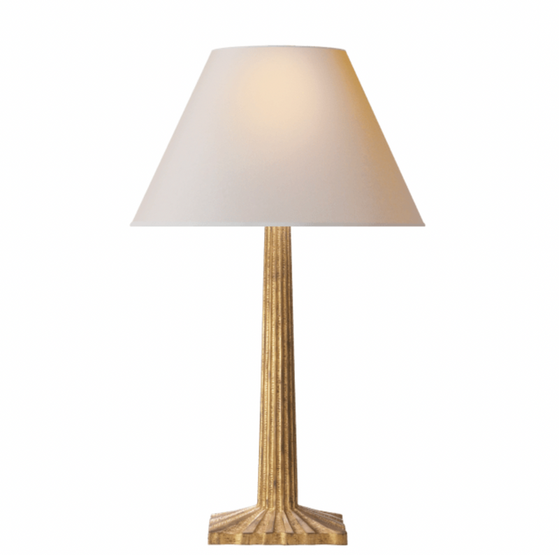 Strie Fluted Column Table Lamp