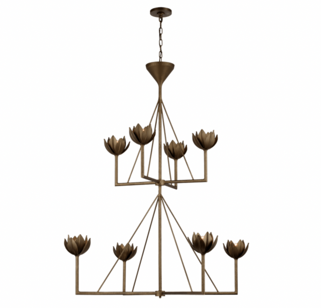 Alberto Large Two Tier Chandelier