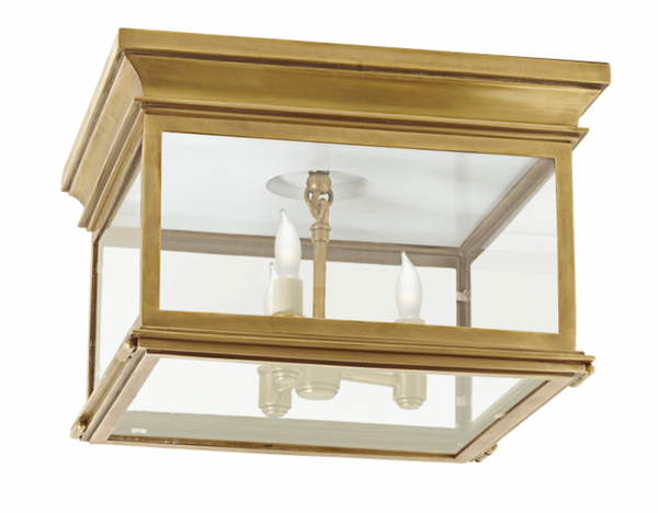 Club Large Square Flush Mount