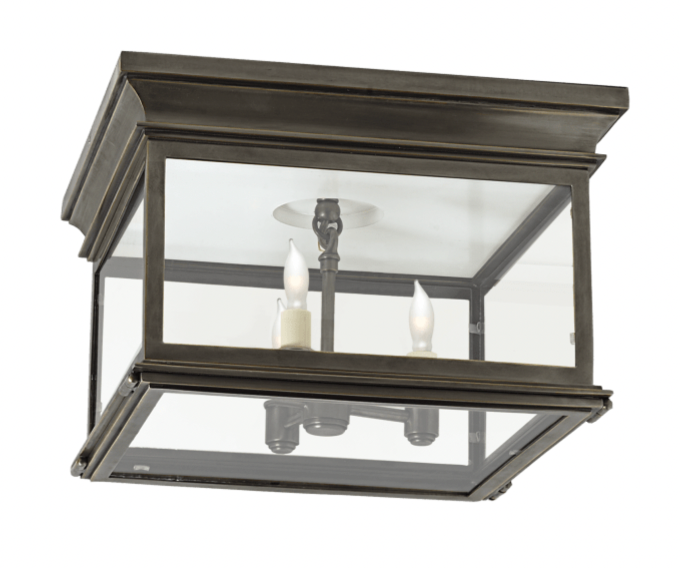 Club Large Square Flush Mount