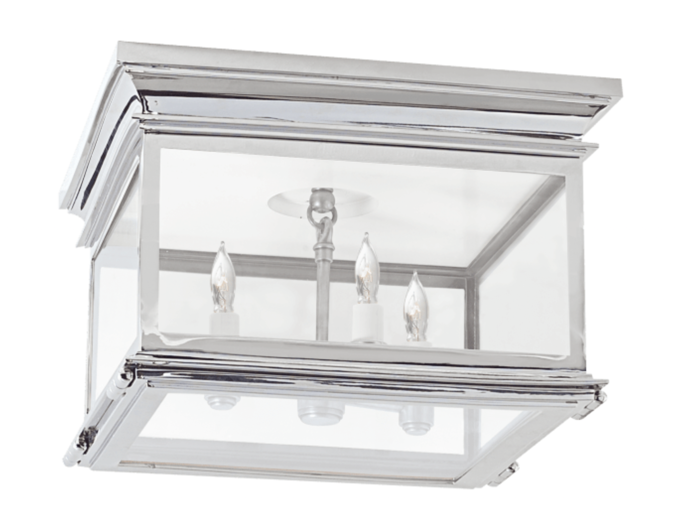 Club Large Square Flush Mount