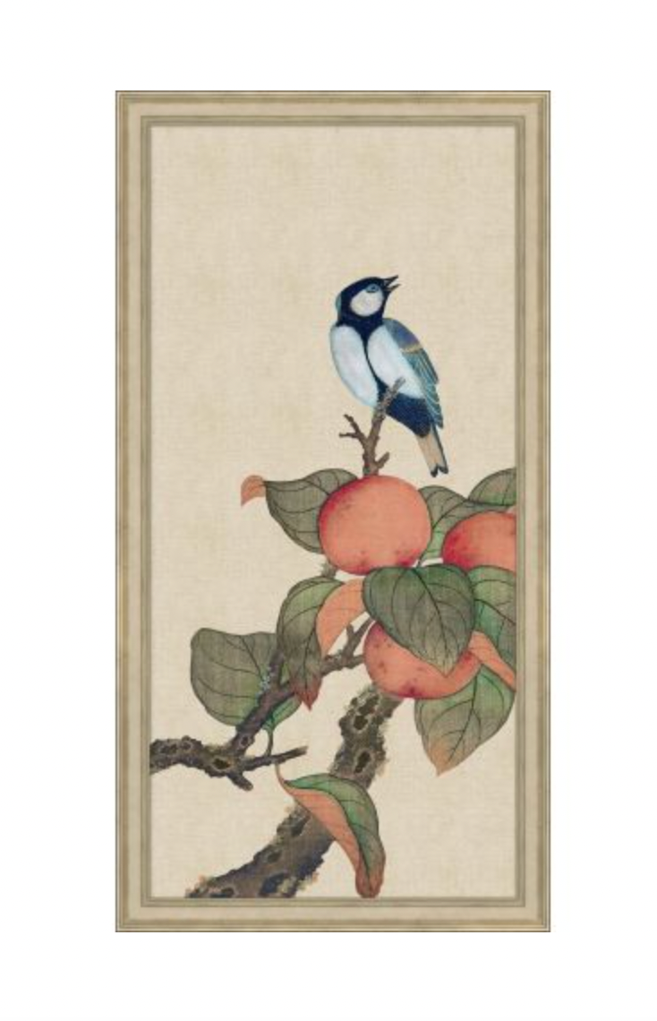 Birds and Fruit Triptych Series