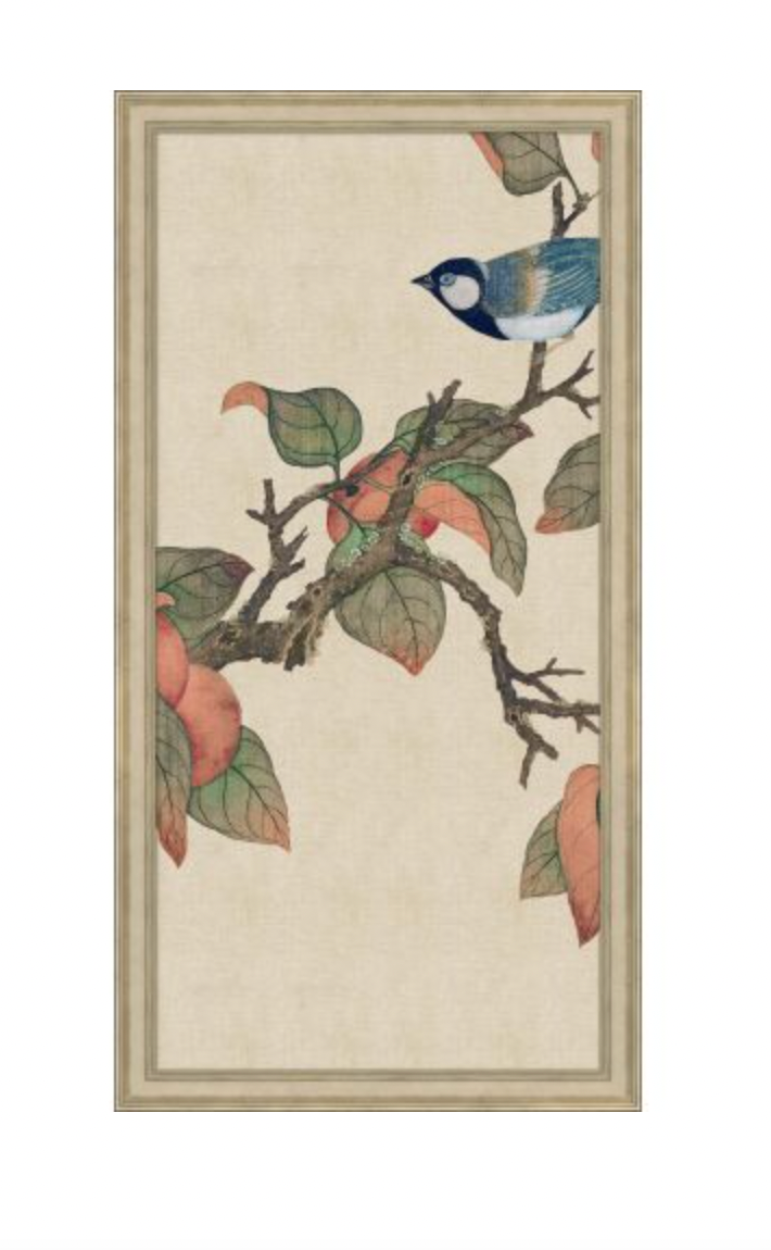 Birds and Fruit Triptych Series