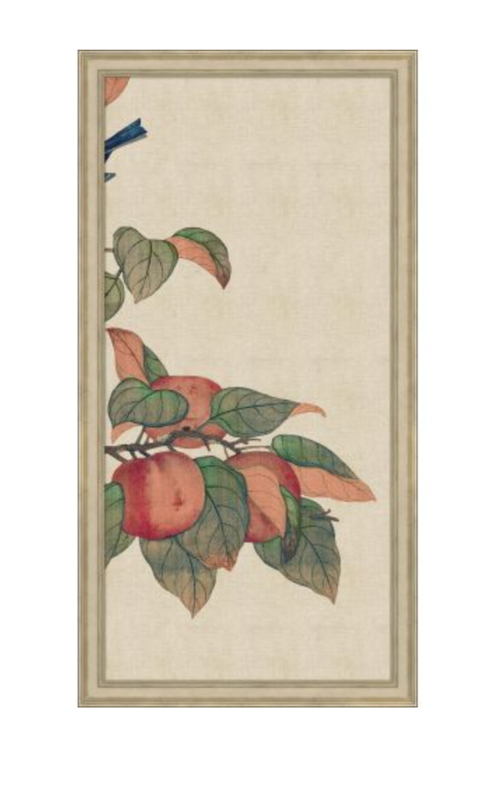 Birds and Fruit Triptych Series