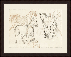 Layered Horse Study Series