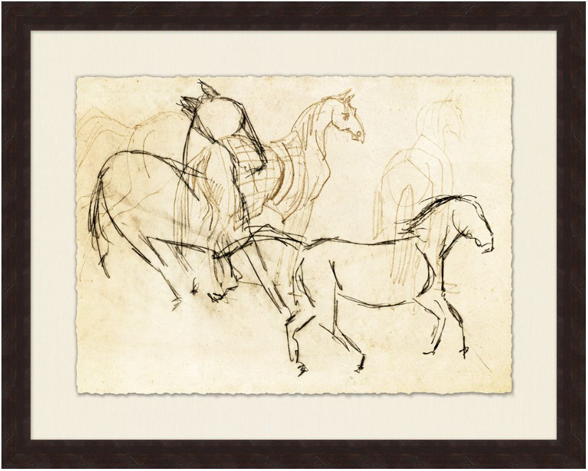 Layered Horse Study Series