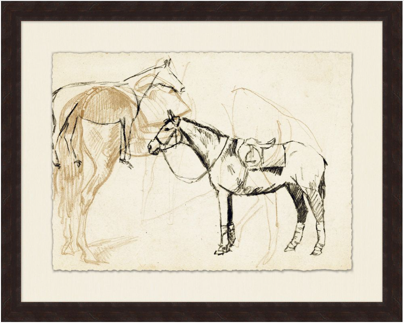 Layered Horse Study Series