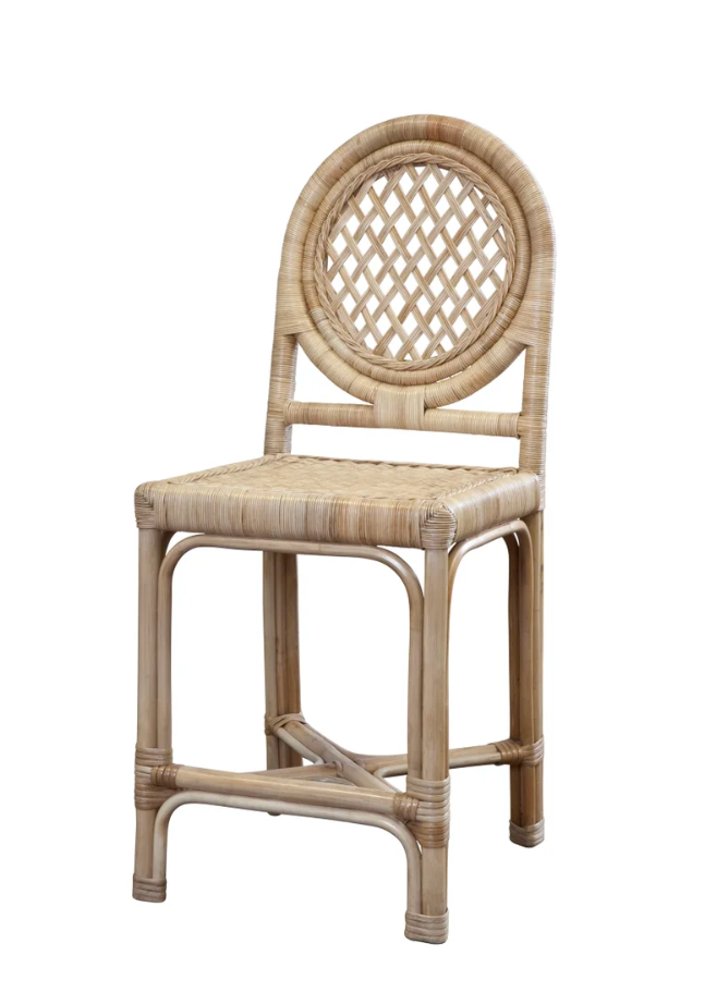 Louis XVI Trellis Counter Stool