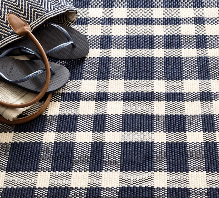 Tattersall Handwoven Indoor/Outdoor Rug