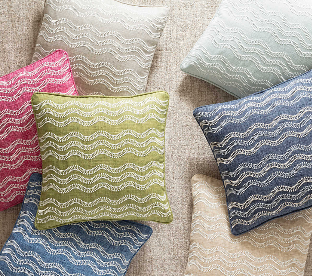 Scout Embroidered Indoor/Outdoor Decorative Pillow