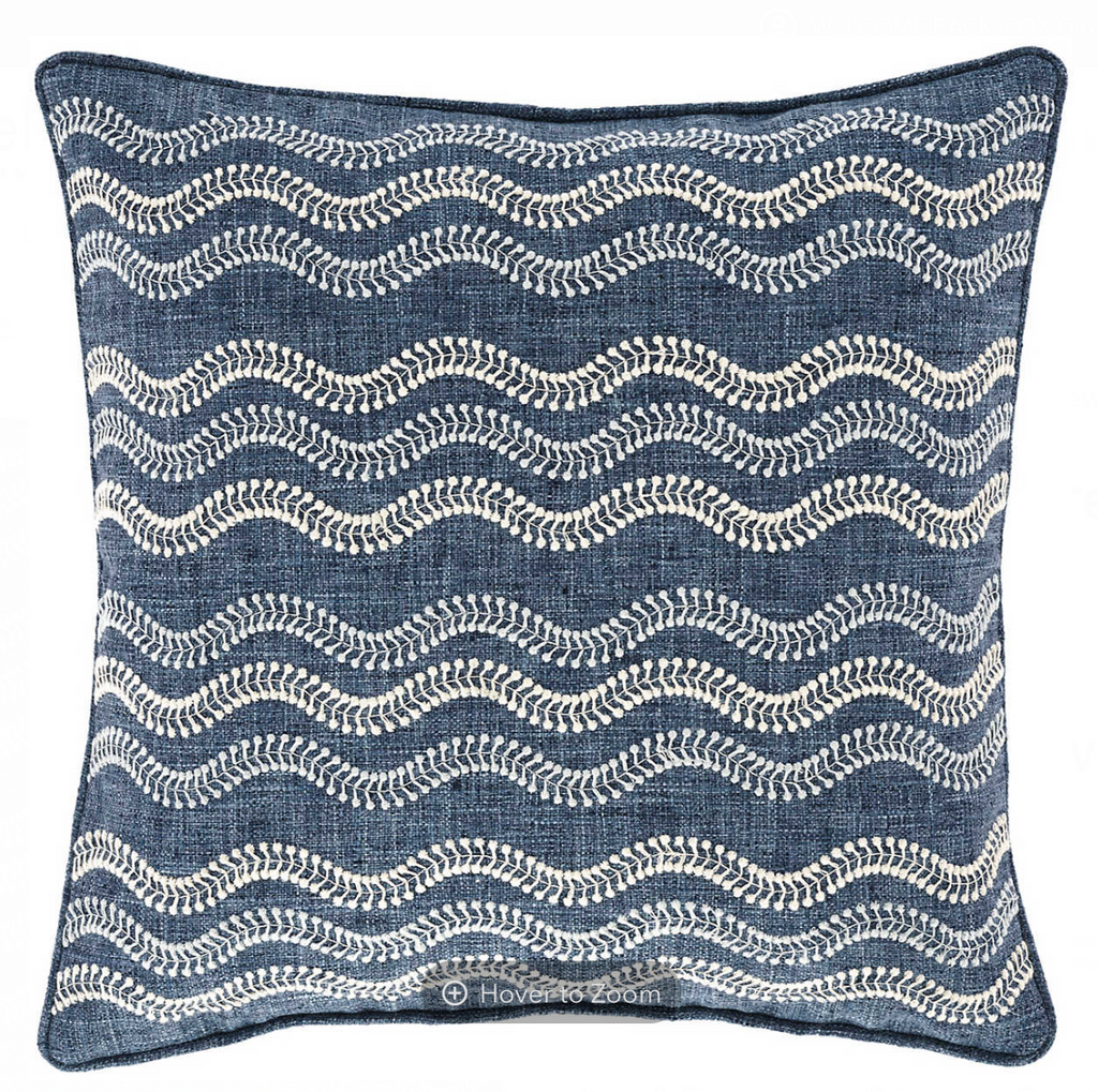 Scout Embroidered Indoor/Outdoor Decorative Pillow