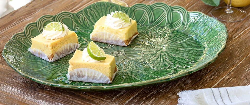 Green Glazed Serving Plate