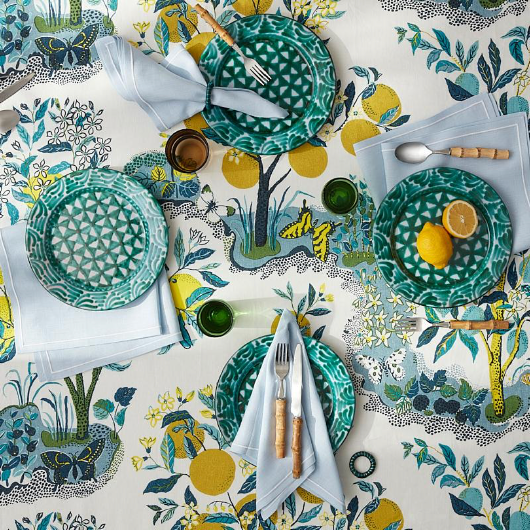 Citrus Garden Tablecloth and Runner