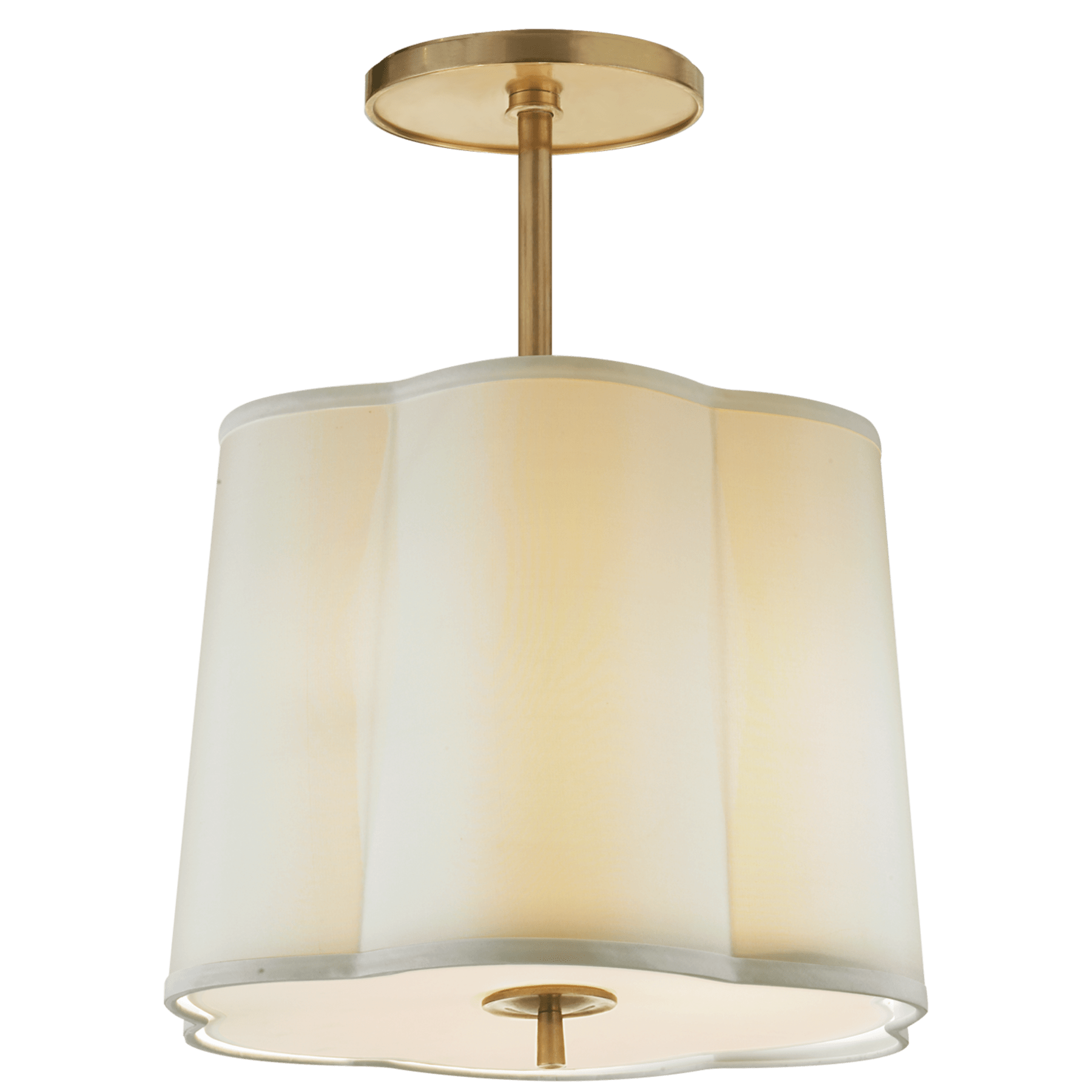 Simple Scallop Hanging Shade