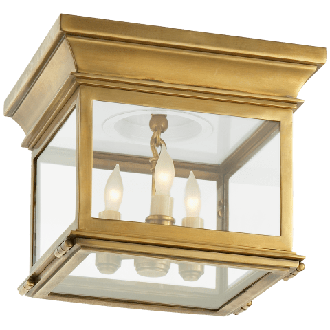 Club Small Square Flush Mount